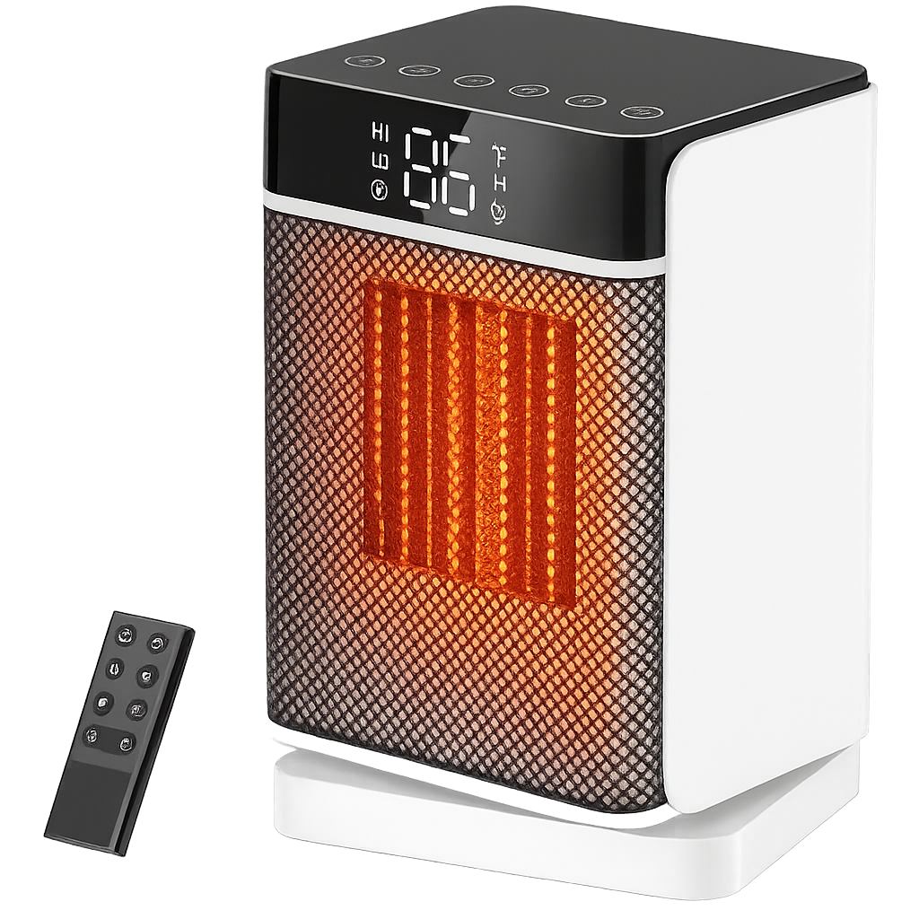 Draagbare Kachels Voor Veiligheidsverwarming Voor Kamer Thuis Kantoor Met Afstandsbediening