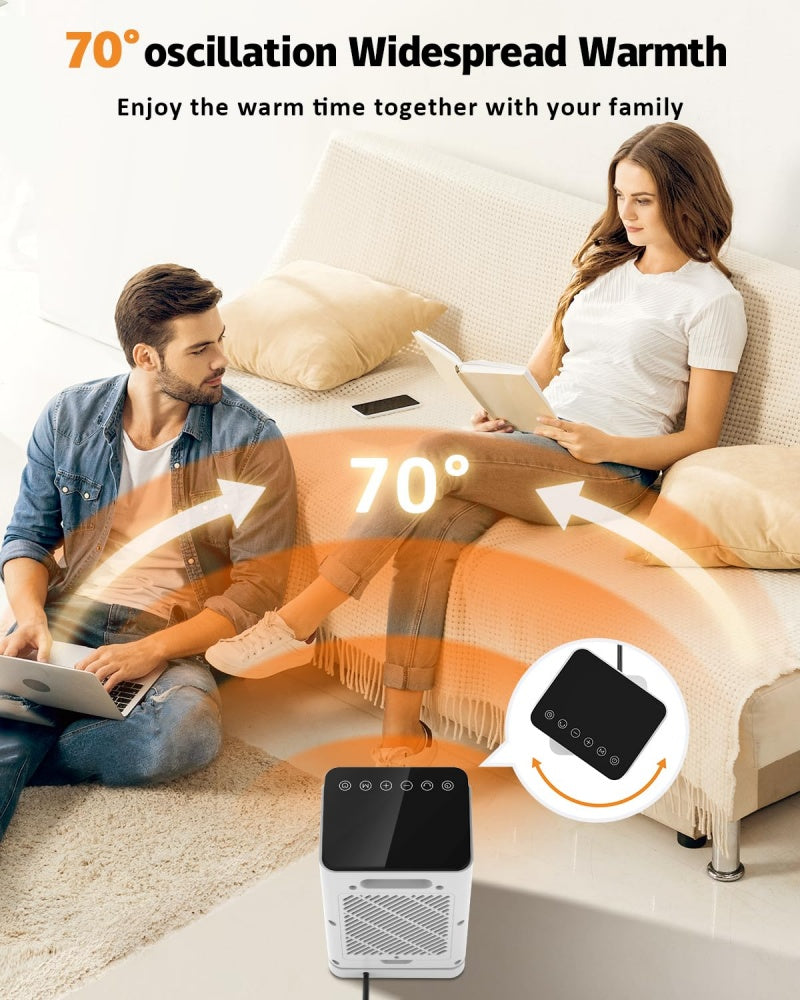Draagbare Kachels Voor Veiligheidsverwarming Voor Kamer Thuis Kantoor Met Afstandsbediening