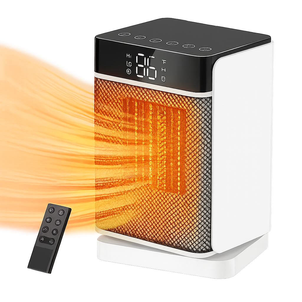 Draagbare Kachels Voor Veiligheidsverwarming Voor Kamer Thuis Kantoor Met Afstandsbediening